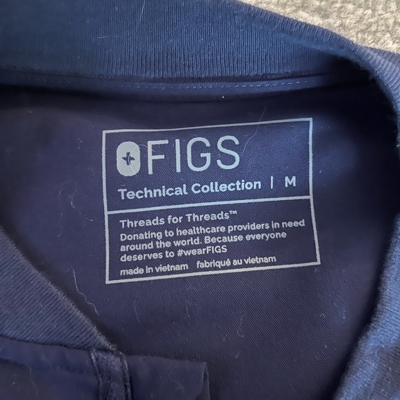 Navy blue Scrub Jacket from Figs size Medium - Picture 4 of 6